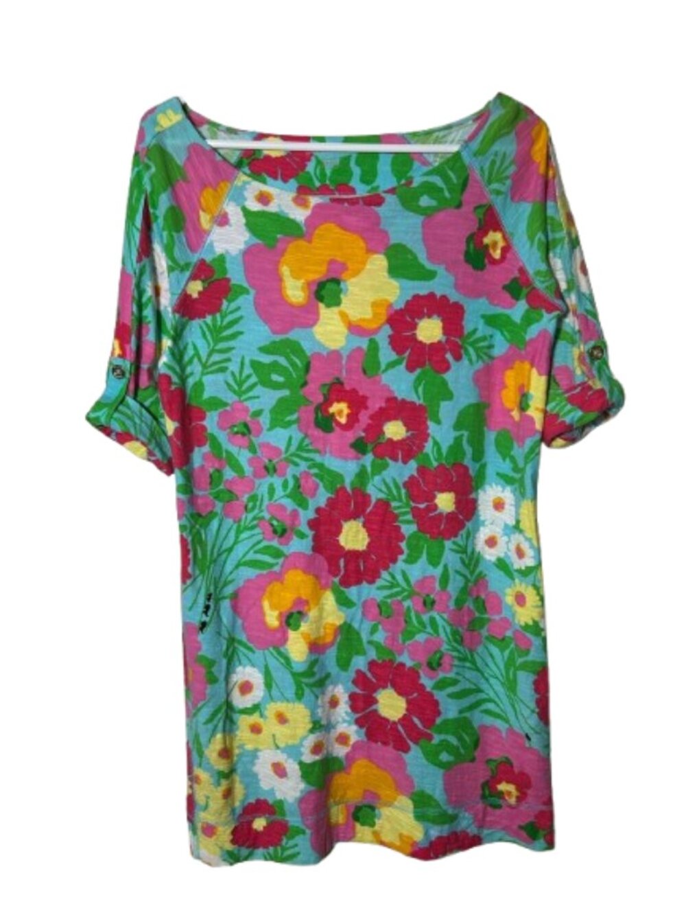 Lilly Pulitzer ants on parade cotton scoopneck dress womens XS